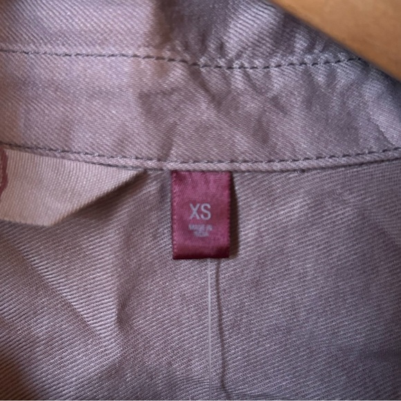 Juniors SO Lace Up Blouse, Rose, XS, NWT - Picture 2 of 5